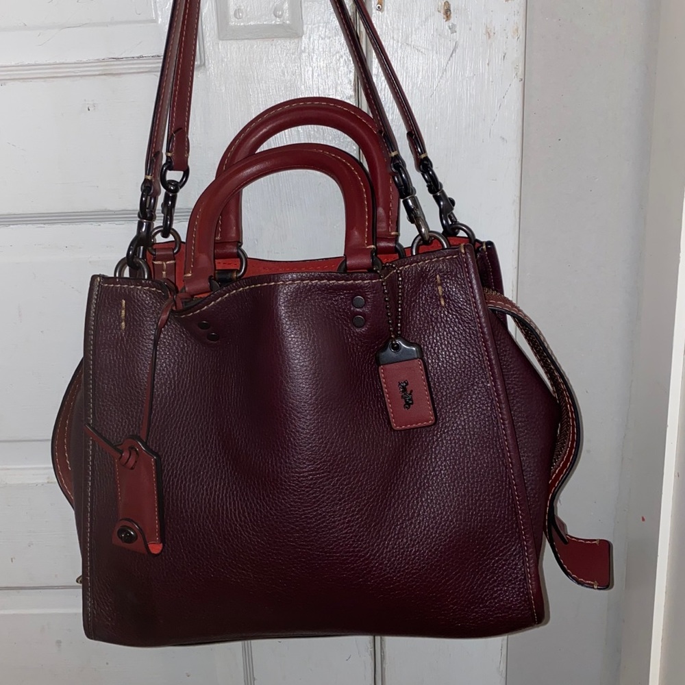 Coach Oxblood Rogue 30